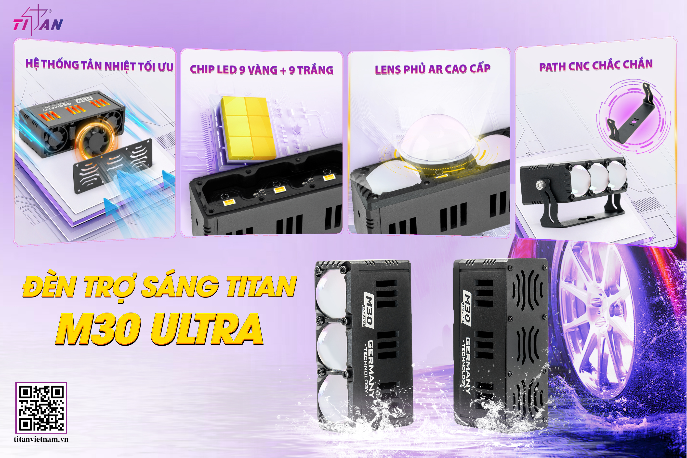 ĐÈN TRỢ SÁNG TITAN M30 ULTRA ĐÈN TRỢ SÁNG TITAN M30 ULTRA